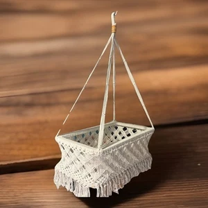 Baby Bed Bassinet, Macrame hanging cradle pattern, newborn cradle - Picture 1 of 6