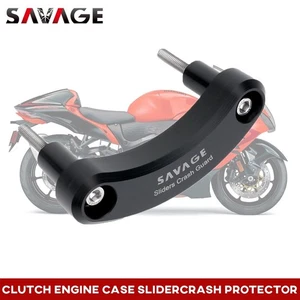 Left Clutch Engine Case Slider Crash Protector for SUZUKI HAYABUSA GSX 1300R - Picture 1 of 10