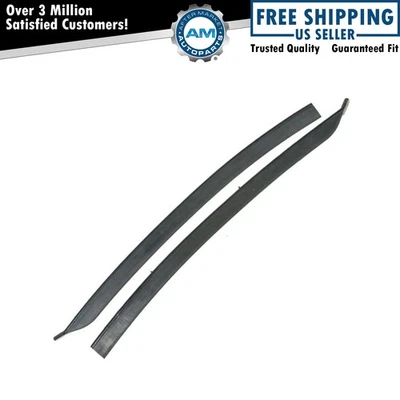 1/4 Quarter Window Weatherstrips Seals Pair Set for Buick Chevy Olds Pontiac - Image 1 of 3