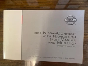 2017 NISSAN Connect with Navigation Maxima Murano Owner’s Manual Book - Bild 1 von 1