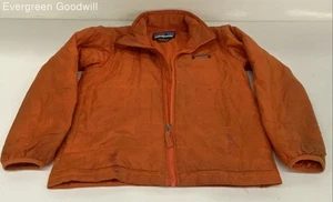 Patagonia Kid’s Orange Zip Up Jacket Size XS 5-6 (Needs Cleaning) - Picture 1 of 5