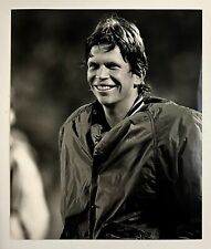 1983 Mike Moroski QB Smiles After Atlanta Flacons Game Vintage Press Photo