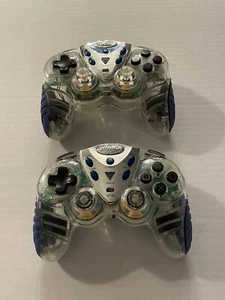 Set Of 2 Intec Wireless PlayStation 2 PS2 Controller - Picture 1 of 12