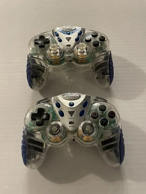 Set Of 2 Intec Wireless PlayStation 2 PS2 Controller - Image 1 of 4