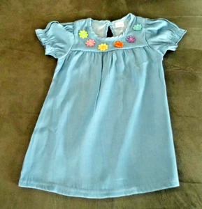 Blaues Sommerkleid für Kinder 12 - 18 Monaten, Größe 86 - 92 - Bild 1 von 3
