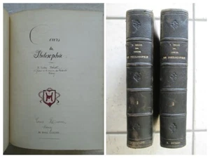 MS 1878 : COURS DE PHILOSOPHIE, théodicée, logique, éthique. - Picture 1 of 24