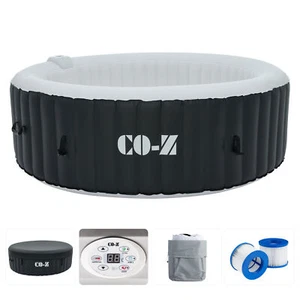 210cm Portable Inflatable Hot Tub Spa Tub for Sauna Therapeutic Bath 4-6 Person - Picture 1 of 11