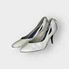 Flines Vintage Heels White Size 8