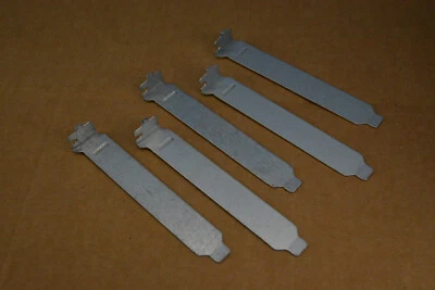 5 Computer Case Slot Bracket Blank Rear Filler Cover Plate (A0841) - Image 1 of 4