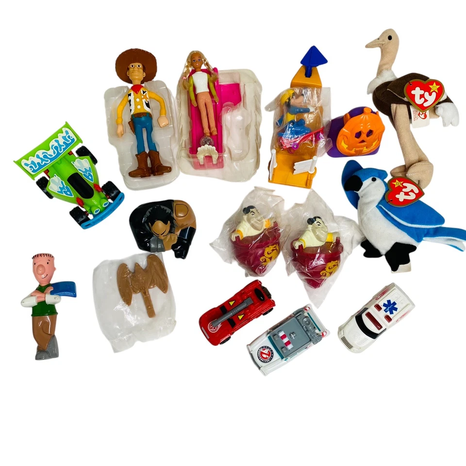 Lote de 14 juguetes antiguos vintage de McDonald's Happy Meal para niños Foto 1 de 4