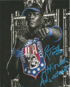WWE R-Truth Signed 8x10 Photo Metallic Autograph Ron Killings Inscribed - Picture 1 of 1