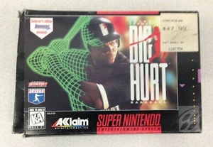 Super Nintendo 1991 Frank Thomas BIG HURT Baseball - Picture 1 of 6