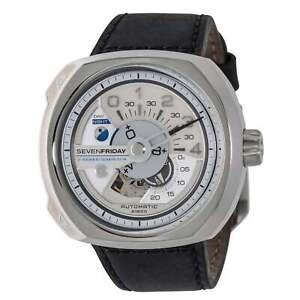 SEVENFRIDAY V-SERIES STAINLESS STEEL AUTOMATIC MEN'S WATCH V1/01, MSRP: $1,450