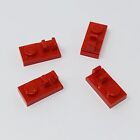 44861 Lego Parts Plate Modified 1X2 W/ Open O Clip On Top Red (4)