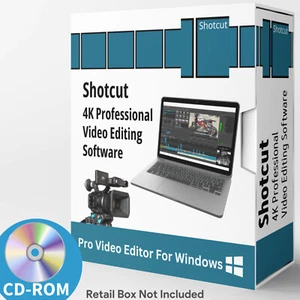 Shotcut Professional HD Video Editing Software Suite- for Windows on CD-ROM - Picture 1 of 17