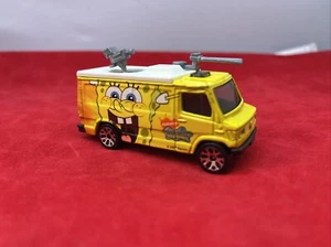 1989 Matchbox TV News Truck Van 3" 1:73 SpongeBob SquarePants Nickelodeon Ex. - Picture 1 of 2