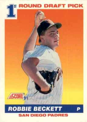 1991 Score MLB Robbie Beckett #673 - Image 1 of 2