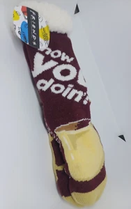 Friends TV Show Sherpa Lined Anti Slip Socks Joey How You Doing? NWT New - Picture 1 of 5