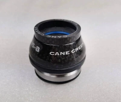 NEW CARBON CANE CREEK INTEGRATED IS-8 41MM HEADSET 1 1/8" NECO BEARINGS NO CAP - Image 1 of 4