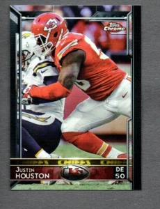 2015 Topps Chrome Justin Houston #59 KC Kansas City Chiefs - Picture 1 of 1
