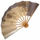 Japanese Vintage Otowaryu Chrysanthemum Design Maiogi Folding Dance Fan: Jul22-M
