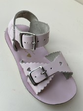 Sun San Girls Sandals Sz 6 Salt Water Sweetheart Baby Pink leather Toddler Shoes