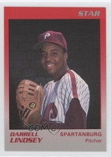 1989 Star Spartanburg Phillies Darrell Lindsey #14