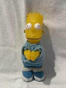 Vintage 1990 Bart Simpson Gripping Grip Figure Doll 5 Inches HTF Rare - Picture 1 of 6