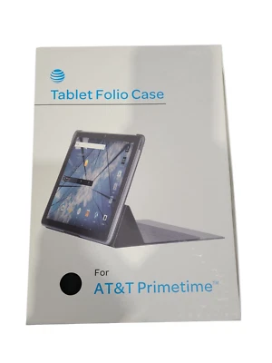 AT&T Primetime ZTE Tablet Case Soft Silicone Protective Cover Black Shockproof - Image 1 of 4