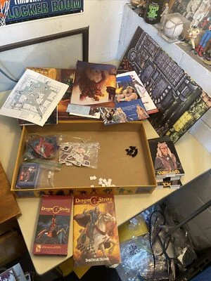 Dragon Strike Board Game w/VHS Near Complete (no Dice) Read - Image 1 of 4