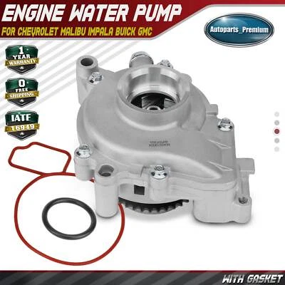 Bomba de agua del motor con carcasa para Chevrolet Malibu 2004-2014 Impala HHR Buick GMC Foto 1 de 4
