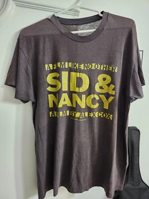 Camisa Grande Sex Pistols SUPER RARA Original Sid & Nancy Película Promo Alex Cox Foto 1 de 2