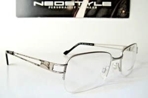 Neostyle Germany Titanium 54- 20 140 Large XL Dynasty 544 Silver Eyeglasses Mens - Picture 1 of 23