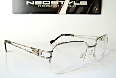 Neostyle Germany Titanium 54- 20 140 Large XL Dynasty 544 Silver Eyeglasses Mens - Image 1 of 4