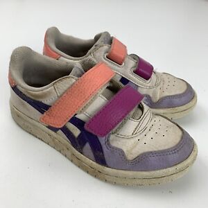 Asics Strap Kid's Shoes Size 13 White Purple f961020