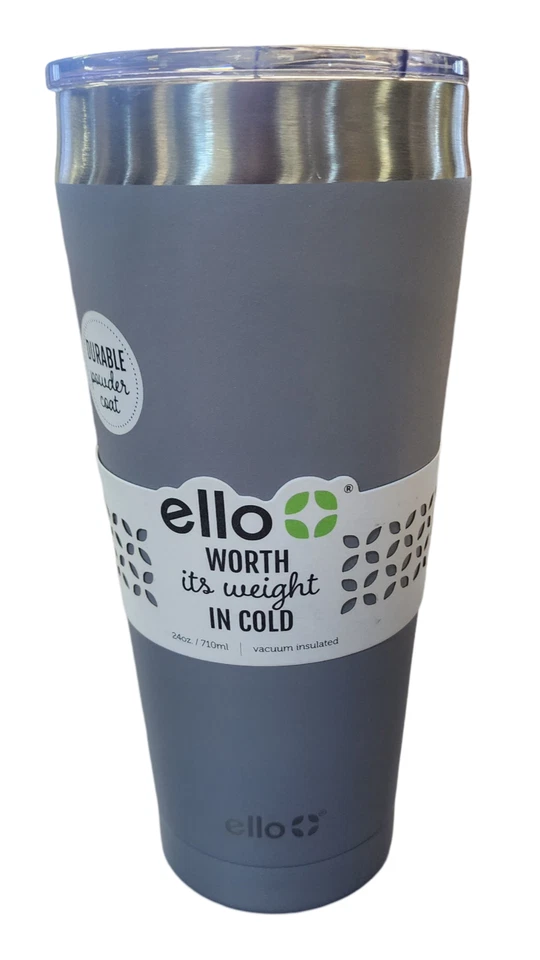 Vaso aislado al vacío de acero inoxidable Ello Beacon 24 oz - sin BPA, sin sudor Foto 1 de 4