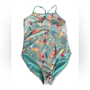 Wonder nation girls bathing suit m size 7 size 8 mermaid - Picture 1 of 8