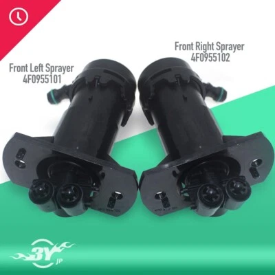 Depósito de boquillas de lavado de faros izquierdo derecho para Audi C608 A6L S6 RS6 2005-2008 Foto 1 de 4