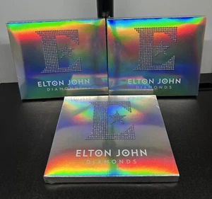 X 3 Elton John Diamonds CD Holographic Limited Edition Numbered /2000 ✅ In Hand - Picture 1 of 5