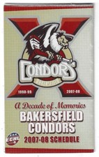 2007-08 Bakersfield Condors ECHL Hockey Schedule !!! Lennar.com