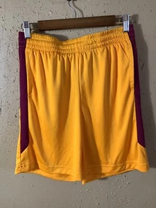Tek Gear Shorts Boys Size XL 18-20 Orange Gold Elastic waist Pull on NEW - Picture 1 of 6