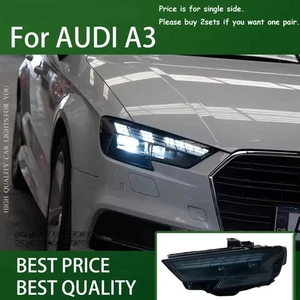 For Audi A3 8V 2017-2021 S3 RS3 Sedan Hatchback Headlight DRL Sequential Signal - Picture 1 of 10
