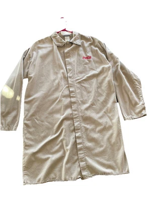 Chaqueta Westex Coca-Cola Fabricante Planta Manga Larga Cubrimiento Frontal A Presión Foto 1 de 4