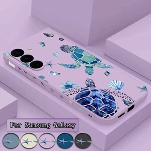 Whelks Turtles Silicone Case For Samsung S25 Ultra S24 FE S23 S22 S21 FE Cover - Picture 1 of 17
