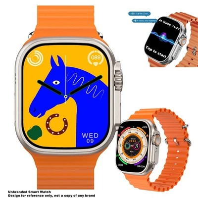 Reloj inteligente impermeable para hombre mujer (responder/hacer llamadas) asistente de voz Foto 1 de 4