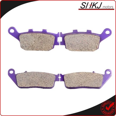 Front & Rear 2 Pair Carbon Fiber Brake Pads Kit For  Honda VTX1300R 2005-2009 - Image 1 of 4