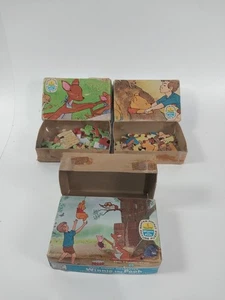 Lot 2, 1967 Bantum Pocket Puzzles Winnie The Pooh. 1 Box Has No Puzzle - Picture 1 of 15