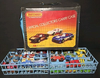 Vintage 1983 Matchbox Oficial Colecionador 48 Carros Bandejas e 48 Carros - Imagem 1 de 4