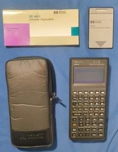 HEWLETT PACKARD HP 48SX Expandable Scientific Calculator EQ Card Library Case - Picture 1 of 4
