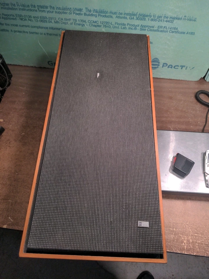 Cubierta de parrilla de altavoz BANG & OLUFSEN B&0 SOLO 24x10 defecto Beovox 3000  Foto 1 de 4